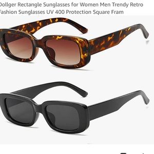 Rectangle Sunglasses for Women Men RetroFashion Sunglasses UV 400 Protection